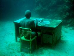 The Lost Correspondant. A sculpture by the photographer l... by Jason Taylor 